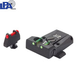 Organe de ochire reglabile pentru Glock [G17 G19 G26 & other] | cu fibră optică
