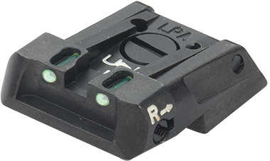 Tanfoglio Force, Combat & Compact vizor spate reglabil | cu fibre optice 