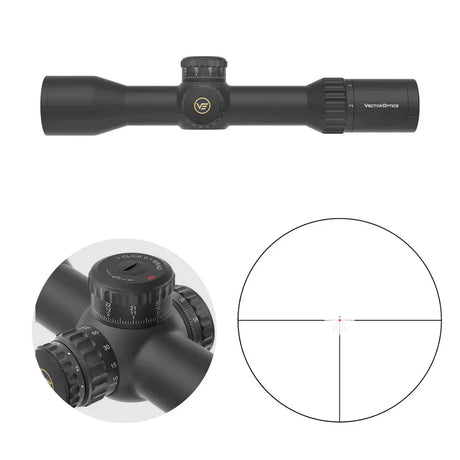 Vector Optics Continental x6 2-12x44 CTR lunetă MPVO Vector Optics