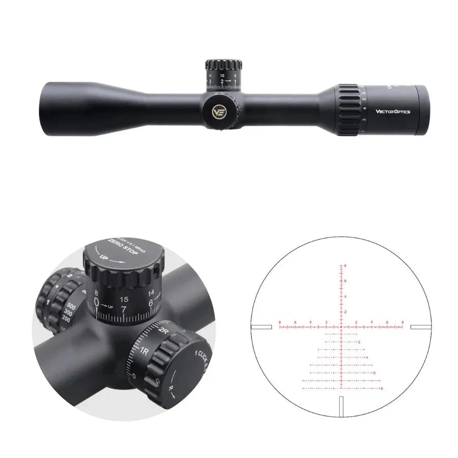 Vector Optics Continental x8 2-16x44 ED Tactical lunetă de pușcă Vector Optics