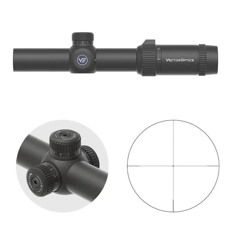 Vector Optics Forester 1-5x24 SFP Fiber lunetă de pușcă Vector Optics