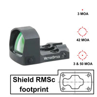 Vector Optics Frenzy-S 1x17x24 MOS Multi Reticle colimator 
