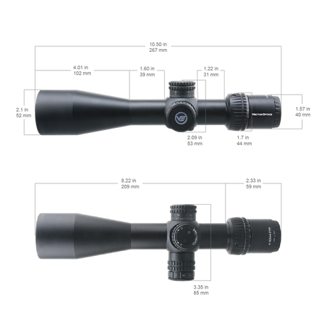 Vector Optics Veyron 4-16x44 IR First Focal Plane Illuminated lunetă de pușcă