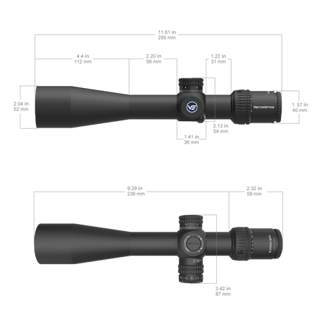 Vector Optics Veyron 6-24x44IR SFP lunetă compactă pentru pușcă