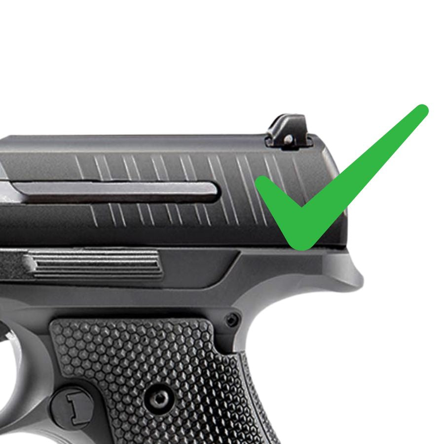 Walther [PPQ, PPQ M2, P99] tăietură pentru cătare (variante non OR)