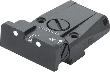 Walther Q5 Match SF, Q4 SF OR cătare spate complet reglabilă | cu puncte albe 