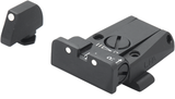 Organe de ochire reglabile pentru Glock [G17 G19 G26 & other] | white dots