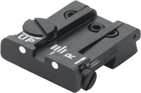 Browning Hi-Power [Sport Vigilante Mark III Practical HP40] cătare reglabilă | puncte albe