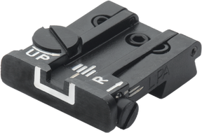 Browning Hi-Power [Sport Vigilante Mark III Practical HP40] cătare reglabilă | linii albe