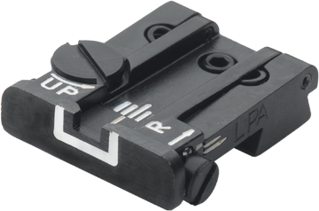 Browning Hi-Power [Sport Vigilante Mark III Practical HP40] cătare reglabilă | linii albe