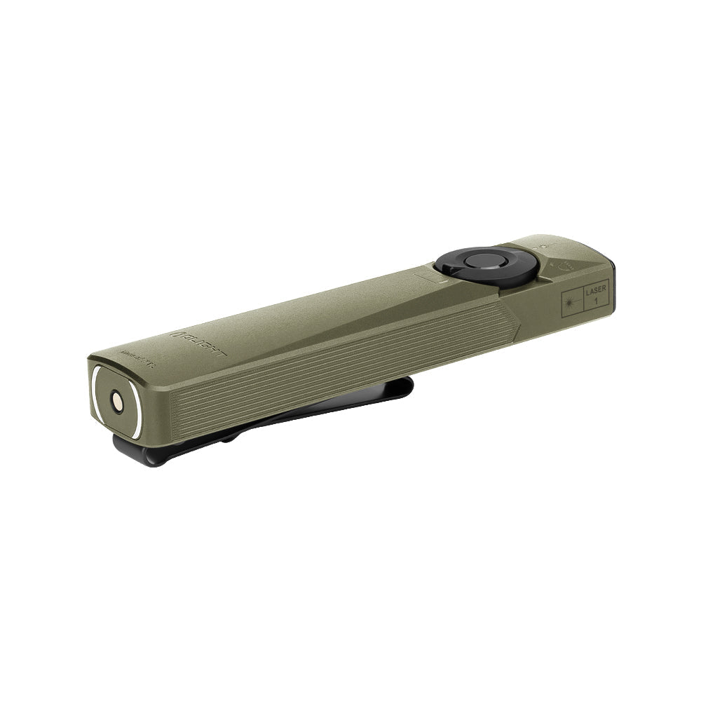 Olight Arkfeld Ultra | lanternă EDC plată 3-în-1 | 1.400 lm - Olive Green