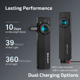 Olight ArkPro Lite | lanternă EDC plată 3-în-1 | 1.200 lm