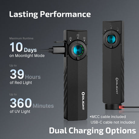 Olight ArkPro Lite | lanternă EDC plată 3-în-1 | 1.200 lm