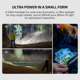 Olight Oclip Ultra | lanternă EDC 3-în-1 cu clips | 530 lm - Olive Green