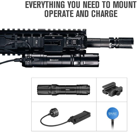 Olight Odin | lanternă pentru pușcă | 2.000 lm