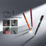 Olight O’Pen 3 | lanternă stilou multifuncțională | 120 lm + laser verde - Black
