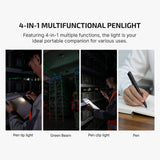 Olight O’Pen 3 | lanternă stilou multifuncțională | 120 lm + laser verde - Black