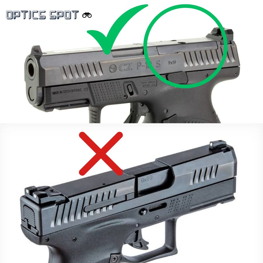 CZ P-10 placă adaptor | Leupold DPP footprint 