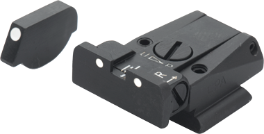 Ruger P85 & P89 organe de ochire reglabile | puncte albe