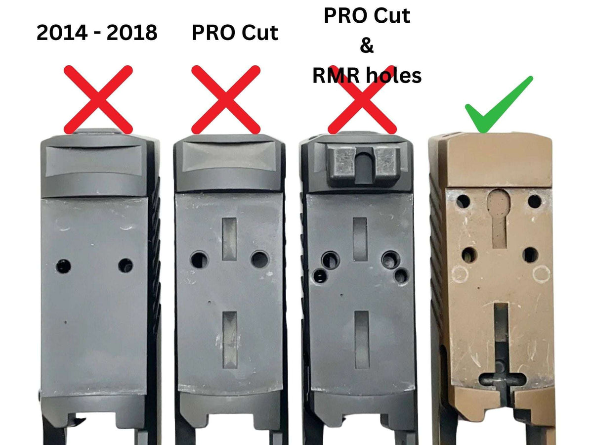 Sig P320 [models with removable rear sight] Placă adaptor | Shield RMSc footprint
