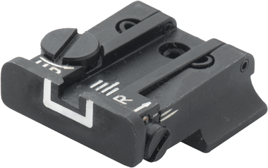 Smith & Wesson [Cal. 10 Cal. 45 3rd Gen] cătare reglabilă | linii albe