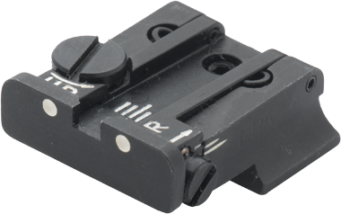 Smith & Wesson [Cal. 10 Cal. 45 3rd Gen] cătare reglabilă | puncte albe